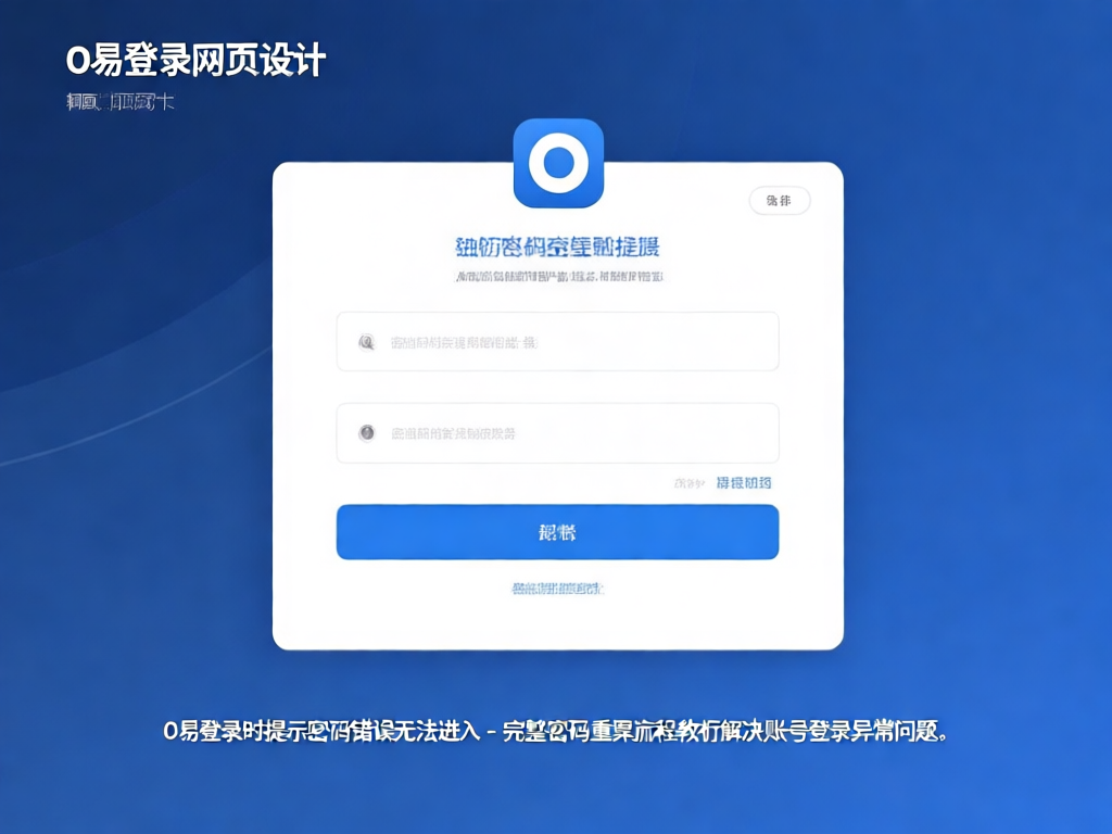 O易登录密码错误提示界面